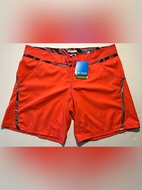 NWT Columbia PFG Viva Bonita Women’s Board Shorts 16 9" Inseam Swim Pink Sun